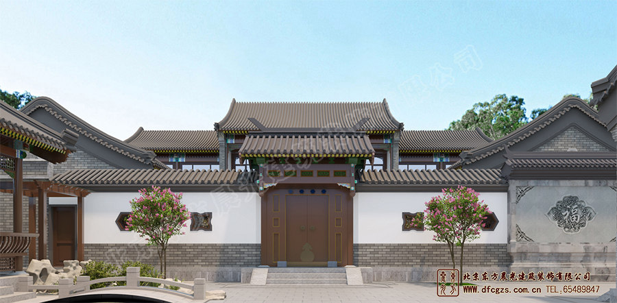 二進(jìn)中式宅院施工圖