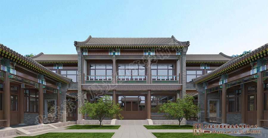 二進(jìn)中式宅院施工圖