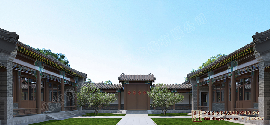 二進(jìn)中式宅院施工圖